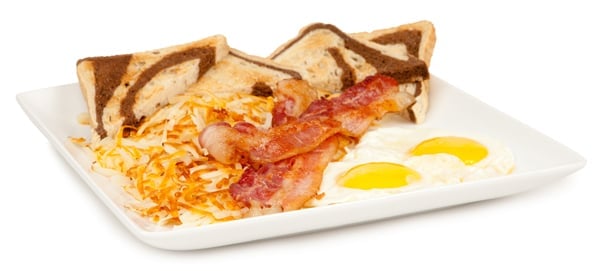 Warrens two egg breakfast