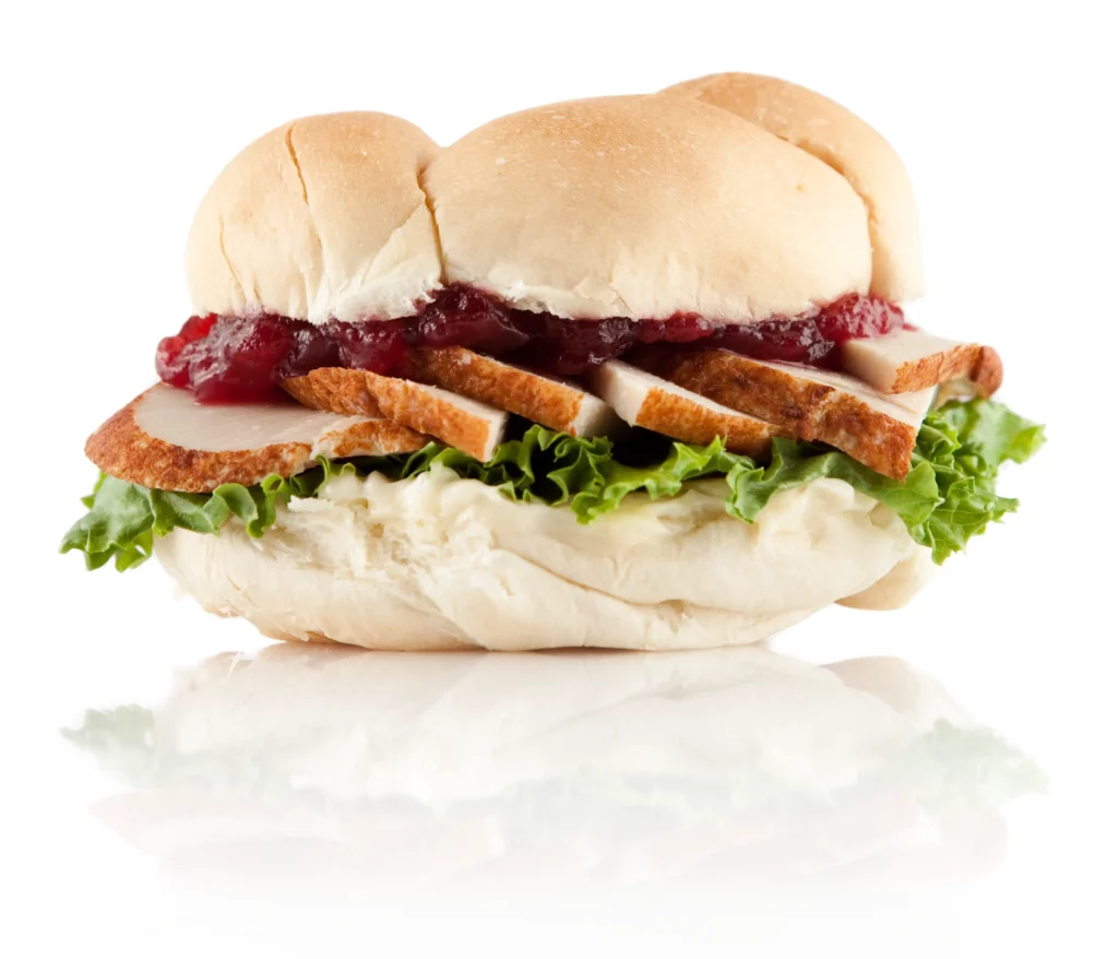 Warrens cranberry turkey sandwich