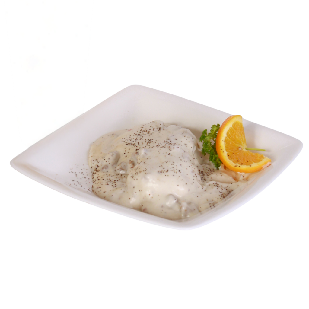 Warrens buttermilk biscuits and gravy