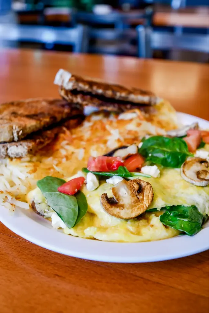 Healthy fast casual breakfast at warrens restaurant