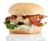 Warrens bleu bacon burger.