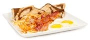 Warrens two egg breakfast.