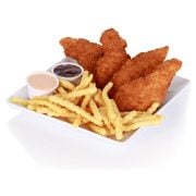 Warrens golden fried chicken strips.