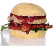 Warrens turkey blt burger.