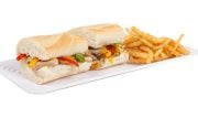 Warrens chicken philly sandwich.